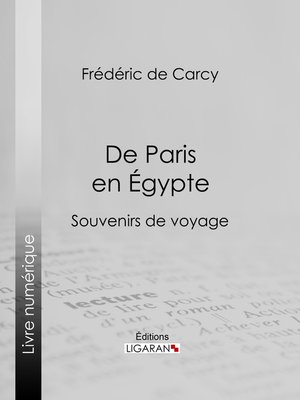cover image of De Paris en Égypte
